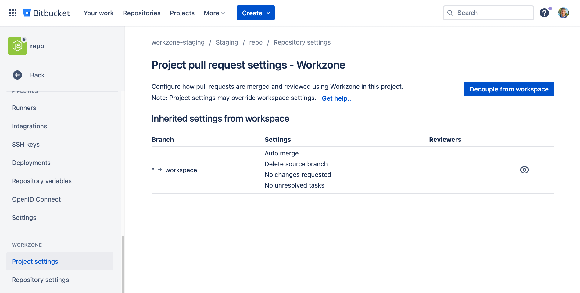 Workzone App Workzone-Project-Settings - Atlassian Apps for Efficient Teams